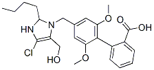 4'-((2-butyl-4-(hydroxymethyl)-5-chloro-1H-imidazolyl)methyl)-2',6'-dimethoxy(1,1'-biphenyl)-2-carboxylic acid CAS#: 134360-57-9