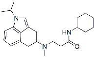 4-((2-(cyclohexylcarbamoyl)ethyl)methylamino)-1-isopropyl-1,3,4,5-tetrahydrobenz(cd)indole CAS#: 150403-75-1