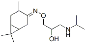 4-(2-hydroxy-3-(N-isopropylamino)propoxyimino)carane CAS#: 145841-19-6
