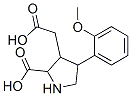 4-(2-methoxyphenyl)-2-carboxy-3-pyrrolidineacetic acid CAS#: 132785-33-2