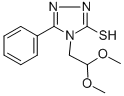 4-(2,2-DIMETHOXYETHYL)-5-PHENYL-4H-1,2,4-TRIAZOLE-3-THIOL CAS#: 136745-20-5