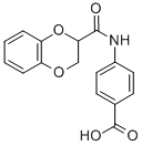 4-[(2,3-DIHYDRO-1,4-BENZODIOXIN-2-YLCARBONYL)AMINO]BENZENECARBOXYLIC ACID CAS#: 309923-57-7