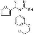 4-(2,3-DIHYDRO-1,4-BENZODIOXIN-6-YL)-5-(2-FURYL)-4H-1,2,4-TRIAZOLE-3-THIOL CAS#: 306936-86-7