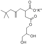 4-(2,3-DIHYDROXYPROPYL) 2-(2-METHYLENE-4 ,4 -DI-ME-PENTYL)SUCC, K SALT, 40% IN H2 CAS#: 143239-19-4