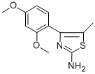 4-(2,4-dimethoxyphenyl)-5-methyl-1,3-thiazol-2-amine CAS#: 117844-98-1