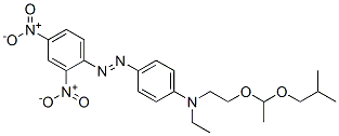 4-[(2,4-dinitrophenyl)azo]-N-ethyl-N-[2-[1-(2-methylpropoxy)ethoxy]ethyl]aniline CAS#: 35954-85-9