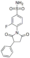 4-(2,5-Dioxo-3-phenyl-1-pyrrolidinyl)-3-fluorobenzenesulfonamide CAS#: 30279-61-9