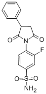 4-(2,5-Dioxo-3-phenyl-1-pyrrolidinyl)-3-fluorobenzenesulfonamide CAS#: 30438-06-3