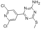 4-(2,6-DICHLORO-4-PYRIDYL)-6-(METHYLTHIO)-1,3,5-TRIAZIN-2-AMINE CAS#: 175276-44-5