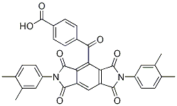 4-(2,6-bis(3,4-diMethylphenyl)-1,3,5,7-tetraoxo-1,2,3,5,6,7-hexahydropyrrolo[3,4-f]isoindole-4-carbonyl)benzoic acid CAS#: 311775-47-0