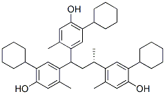 4-[(2S)-4,4-bis(5-cyclohexyl-4-hydroxy-2-methyl-phenyl)butan-2-yl]-2-cyclohexyl-5-methyl-phenol CAS#: 136602-17-0