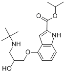 4-[3-[(1,1-DIMETHYLETHYL)AMINO]-2-HYDROXYPROPOXY]-1H-INDOLE-2-CARBOXYLIC ACID, 1-METHYLETHYL ESTER CAS#: 39731-05-0