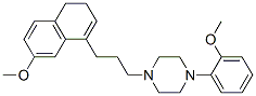 4-(3-(1,2-dihydro-6-methoxynaphthalen-4-yl)-n-propyl)-1-(2-methoxyphenyl)piperazine CAS#: 153526-61-5