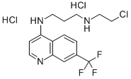 4-((3-((2-Chloroethyl)amino)propyl)amino)-7-trifluoromethylquinoline d ihydrochloride CAS#: 38914-93-1