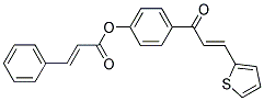4-[3-(2-THIENYL)ACRYLOYL]PHENYL 3-PHENYLACRYLATE CAS#: 297150-15-3