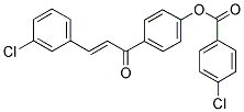 4-[3-(3-CHLOROPHENYL)ACRYLOYL]PHENYL 4-CHLOROBENZENECARBOXYLATE CAS#: 298215-99-3
