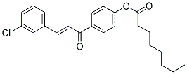 4-[3-(3-CHLOROPHENYL)ACRYLOYL]PHENYL OCTANOATE CAS#: 298215-96-0