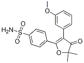 4-(3-(3-methoxyphenyl)-5,5-dimethyl-4-oxo-4,5-dihydrofuran-2-yl)benzenesulfonamide CAS#: 301692-88-6