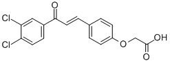 [4-[3-(3,4-DICHLOROPHENYL)-3-OXO-1-PROPENYL]PHENOXY-ACETIC ACID CAS#: 31824-95-0