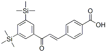 4-(3-(3,5-bis(trimethylsilyl)phenyl)-3-oxo-1-propenyl)benzoic acid CAS#: 125973-58-2