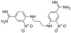 4-[3-[(4-carbamimidoyl-2-nitro-phenyl)amino]propylamino]-3-nitro-benze necarboximidamide CAS#: 125880-83-3