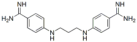 4-[3-[(4-carbamimidoylphenyl)amino]propylamino]benzenecarboximidamide CAS#: 125880-81-1