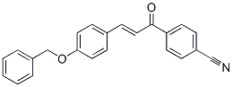 4-[3-(4-phenylmethoxyphenyl)prop-2-enoyl]benzonitrile CAS#: 33084-01-4