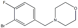 4-(3-BroMo-4-fluorobenzyl)Morpholine, 96% CAS#: 281652-25-3