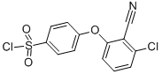 4-(3-CHLORO-2-CYANOPHENOXY)BENZENE-1-SULFONYL CHLORIDE CAS#: 175136-72-8