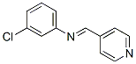 4-[[(3-Chlorophenyl)imino]methyl]pyridine CAS#: 35507-55-2