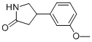 4-(3'-Methoxyphenyl)-2-pyrrolidinone CAS#: 38175-34-7
