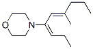 4-(3-Methyl-1-propylidene-2-hexenyl)morpholine CAS#: 3191-97-7