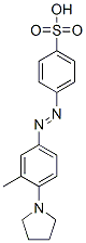 4-[[3-Methyl-4-(1-pyrrolidinyl)phenyl]azo]benzenesulfonic acid CAS#: 38233-66-8