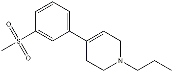 4-[3-(Methylsulfonyl)phenyl]-1-propyl-1,2,3,6-tetrahydro-pyridine CAS#: 346688-39-9