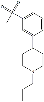4-[3-(Methylsulfonyl)phenyl]-1-propylpiperidine CAS#: 346688-38-8