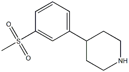 4-(3-(Methylsulfonyl)phenyl)piperidine CAS#: 346688-72-0