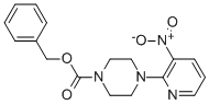4-(3-Nitro-pyridin-2-yl)-piperazine-1-carboxylic acid benzyl ester CAS#: 136818-69-4