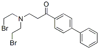 4-(3'-di(2-bromoethyl)aminopropionyl)biphenyl CAS#: 142058-13-7