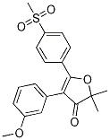 4-(3-methoxyphenyl)-2,2-dimethyl-5-(4-(methylsulfonyl)phenyl)furan-3(2H)-one CAS#: 301692-07-9