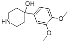 4-(3,4-DIMETHOXYPHENYL)-4-PIPERIDINOL CAS#: 137885-47-3