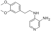 4-[(3,4-Dimethoxyphenethyl)amino]pyridin-3-amine CAS#: 495-05-6