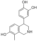 4-(3,4-dihydroxyphenyl)-7-hydroxy-8-methyl-1,2,3,4-tetrahydroisoquinoline CAS#: 139233-51-5