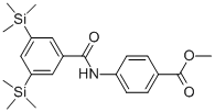 4-(3,5-BIS-TRIMETHYLSILANYL-BENZOYLAMINO)-BENZOIC ACID METHYL ESTER CAS#: 125973-71-9