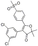 4-(3,5-dichlorophenyl)-2,2-dimethyl-5-(4-(methylsulfonyl)phenyl)furan-3(2H)-one CAS#: 301691-67-8