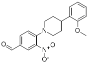 4-[4-(2-METHOXYPHENYL)PIPERIDINO]-3-NITROBENZALDEHYDE CAS#: 301334-92-9