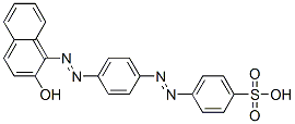 4-[[4-[(2-hydroxy-1-naphthyl)azo]phenyl]azo]benzenesulphonic acid CAS#: 37678-79-8