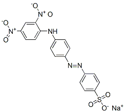 4-[[4-[(2,4-Dinitrophenyl)amino]phenyl]azo]benzenesulfonic acid sodium salt CAS#: 3410-50-2