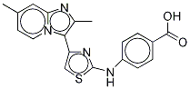 4-[[4-(2,7-DiMethyliMidazo[1,2-a]pyridin-3-yl)-2-thiazolyl]aMino]benzoic Acid CAS#: 315704-15-5
