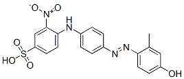 4-[[4-[(4-hydroxy-o-tolyl)azo]phenyl]amino]-3-nitrobenzenesulphonic acid CAS#: 38455-53-7