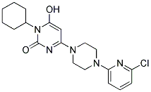 4-[4-(6-CHLORO-2-PYRIDINYL)PIPERAZINO]-1-CYCLOHEXYL-6-HYDROXY-2(1H)-PYRIMIDINONE CAS#: 339012-75-8